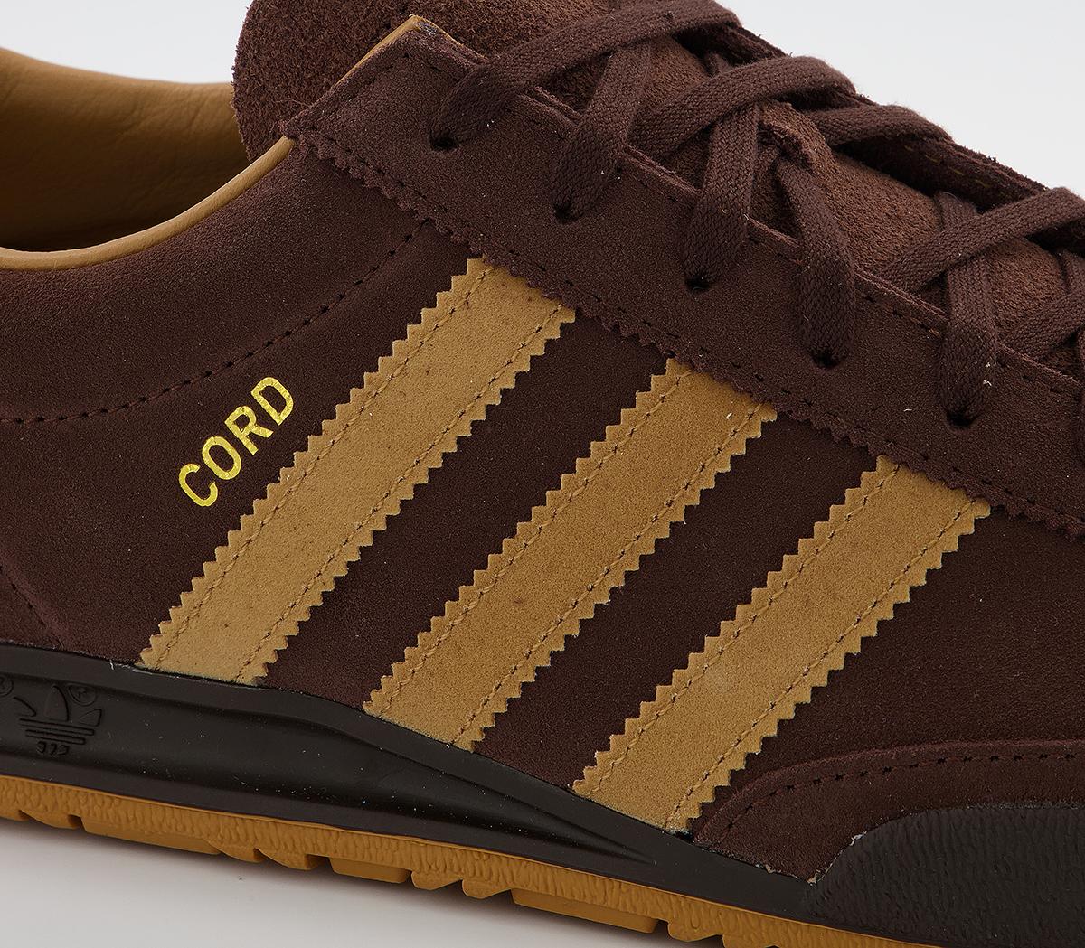 adidas Cord Trainers Auburn Messa Brown Men's Terrace Trainers