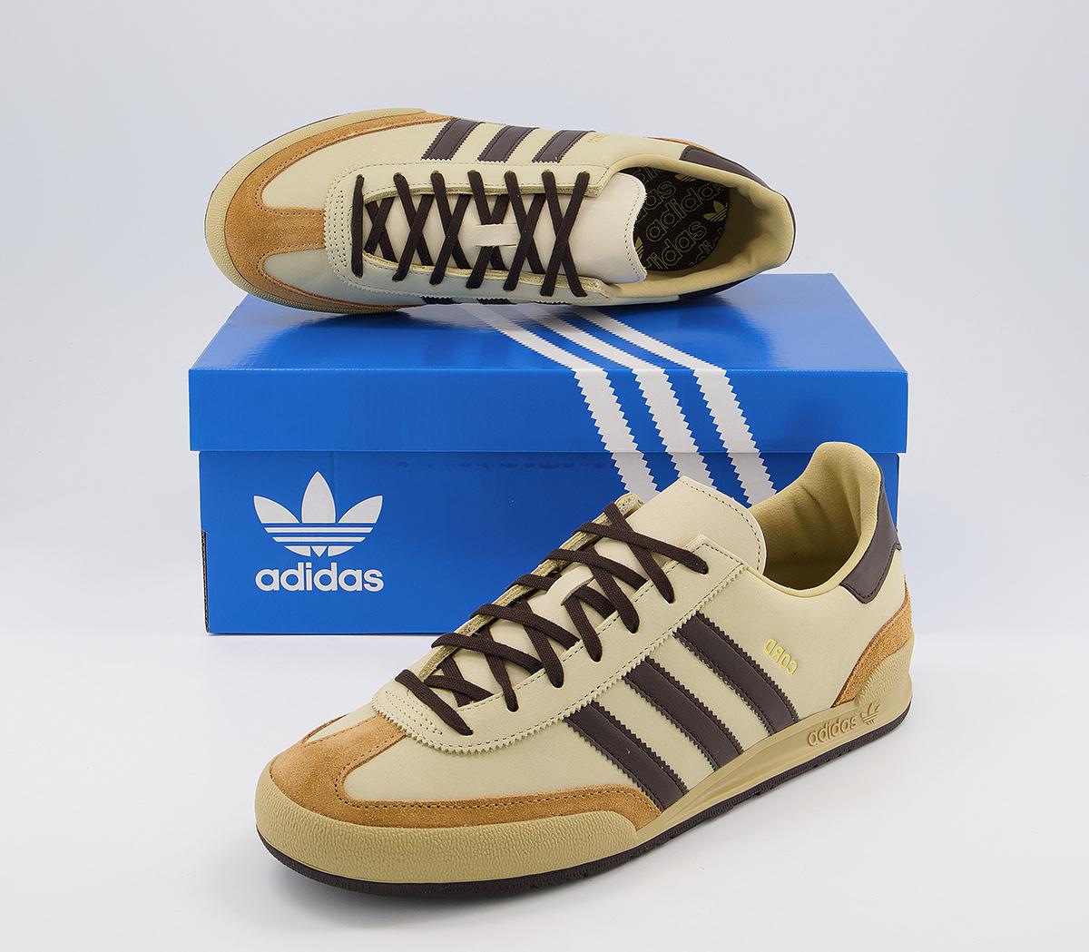 adidas Cord Trainers Sand Brown Gold - Men's Terrace Trainers