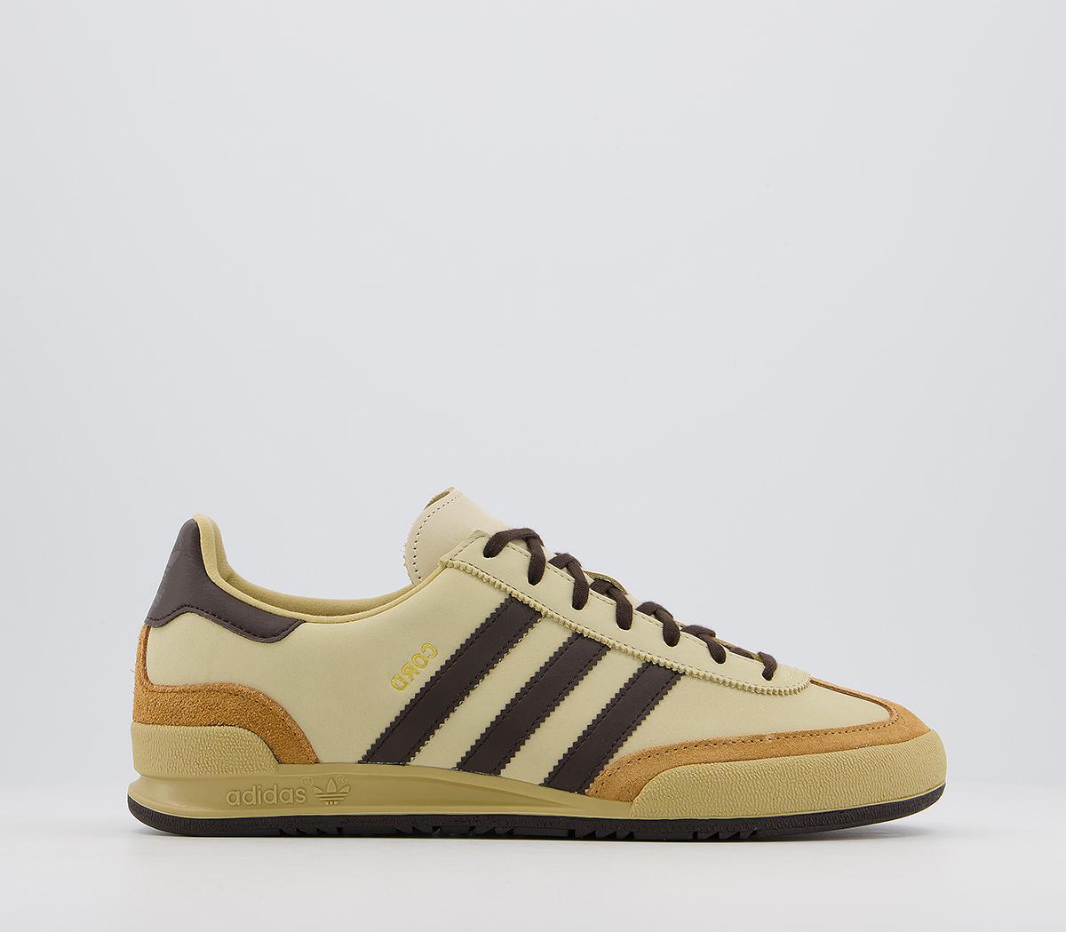 adidasCord TrainersSand Brown Gold
