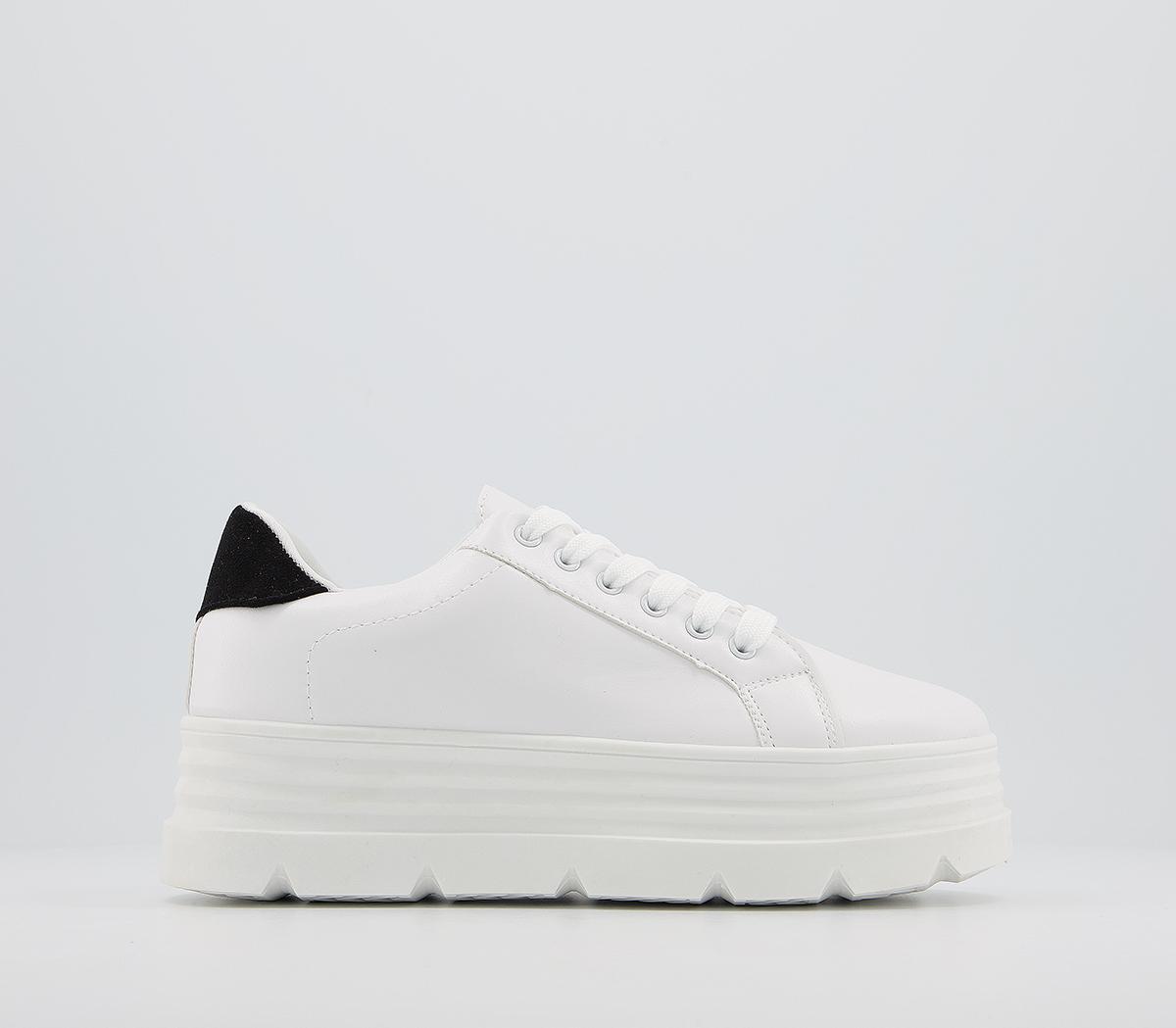 koi footwear white platform sneakers
