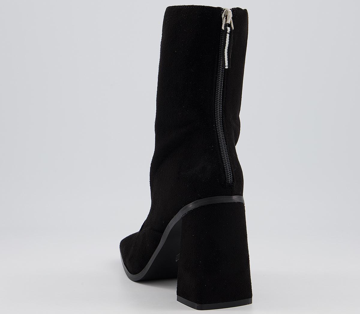 Koi Footwear Back Zip Boots Koi Footwear Back Zip Boots Black