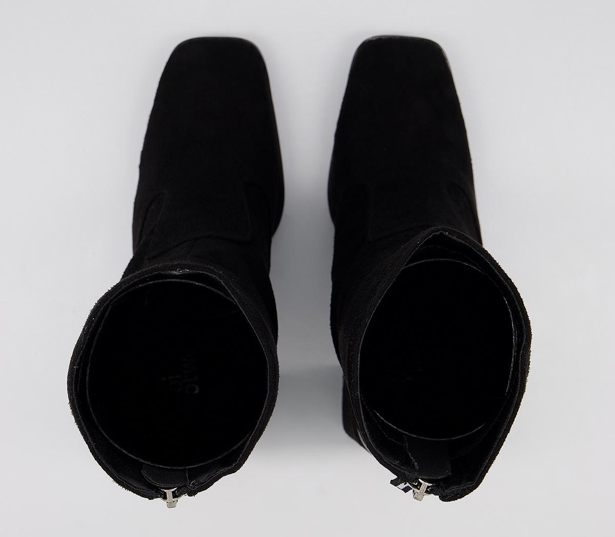 Koi Footwear Back Zip Boots Koi Footwear Back Zip Boots Black