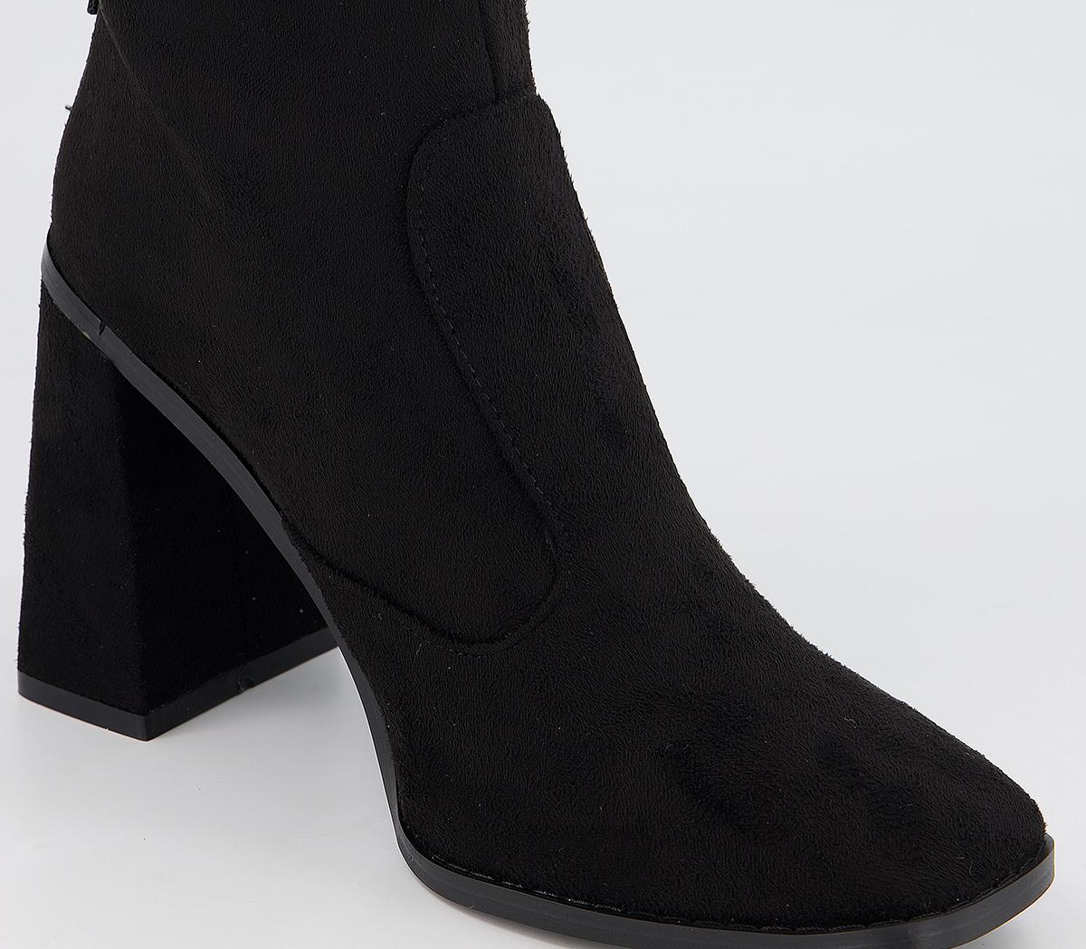 Koi Footwear Back Zip Boots Koi Footwear Back Zip Boots Black