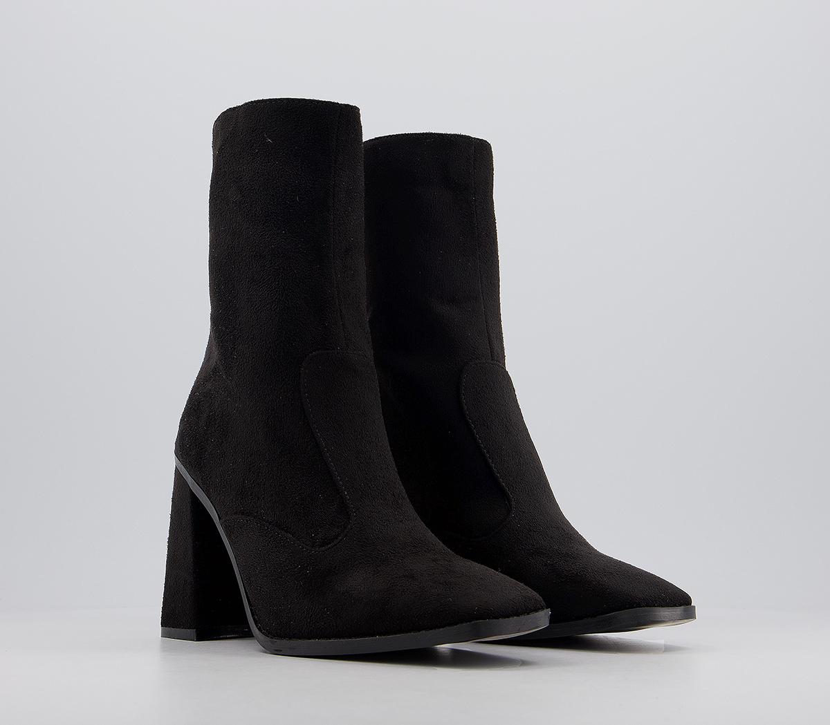 Koi Footwear Back Zip Boots Koi Footwear Back Zip Boots Black