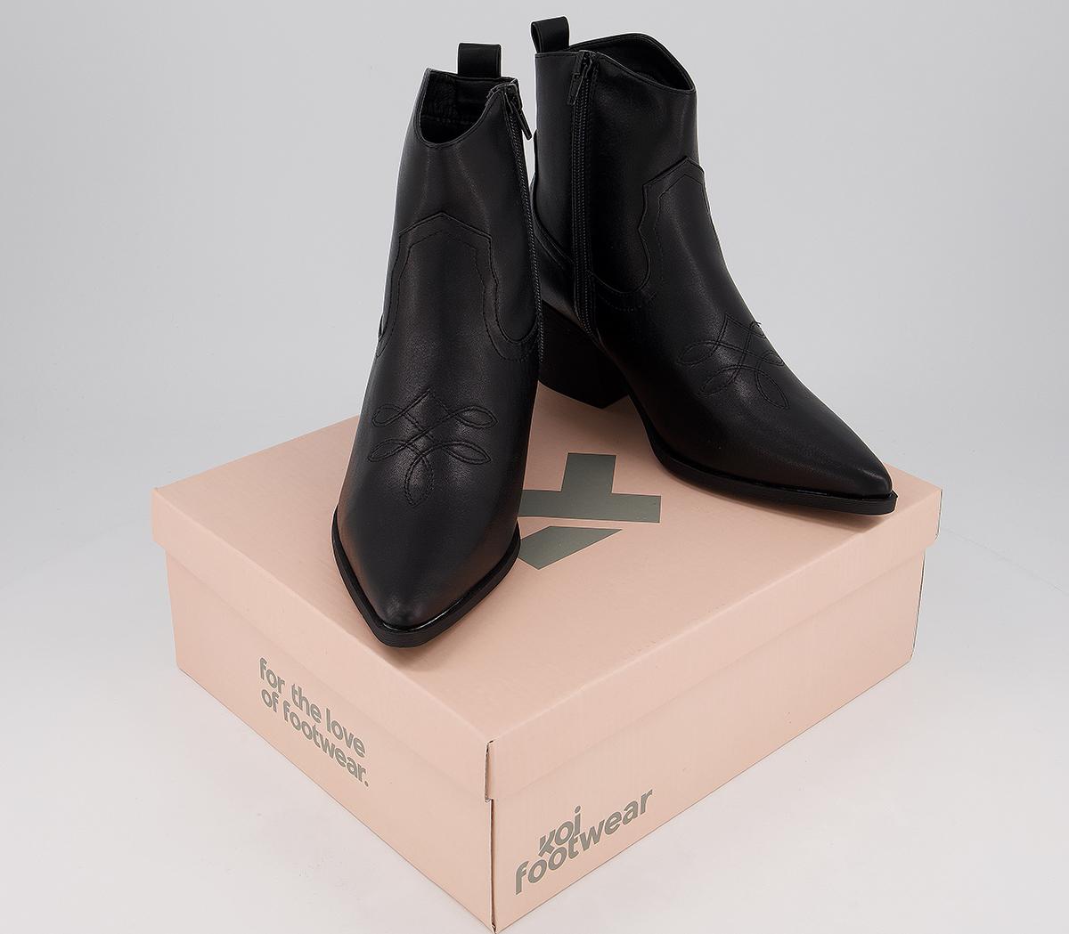 Koi Footwear Western Boots Koi Footwear Western Boots Black