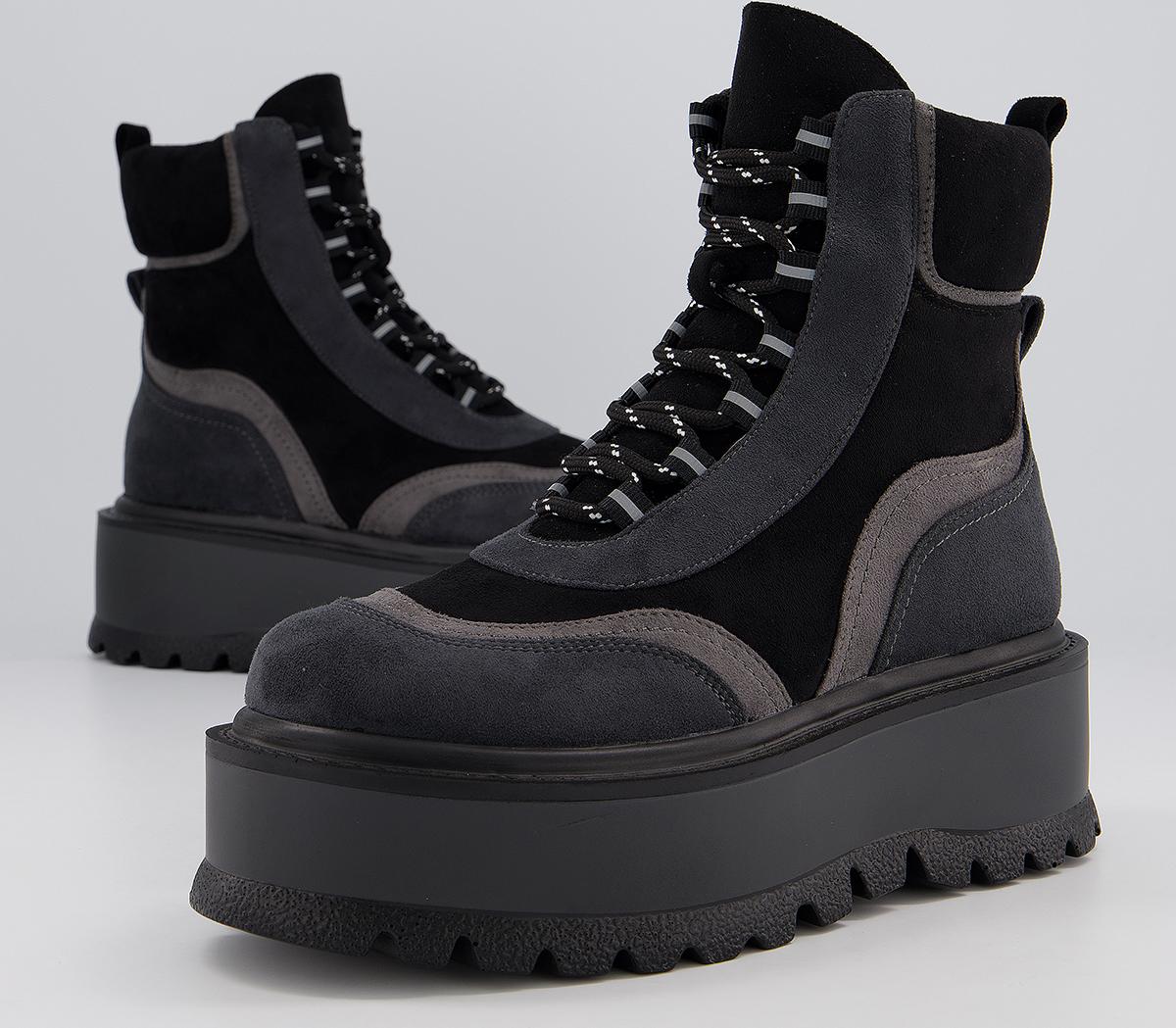 Koi Footwear Orpheus Hiker Boots Koi Footwear Orpheus Hiker Boots Black