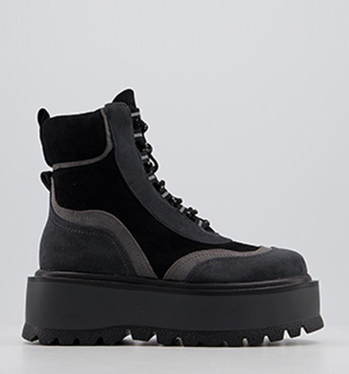 Koi Footwear Orpheus Hiker Boots Black
