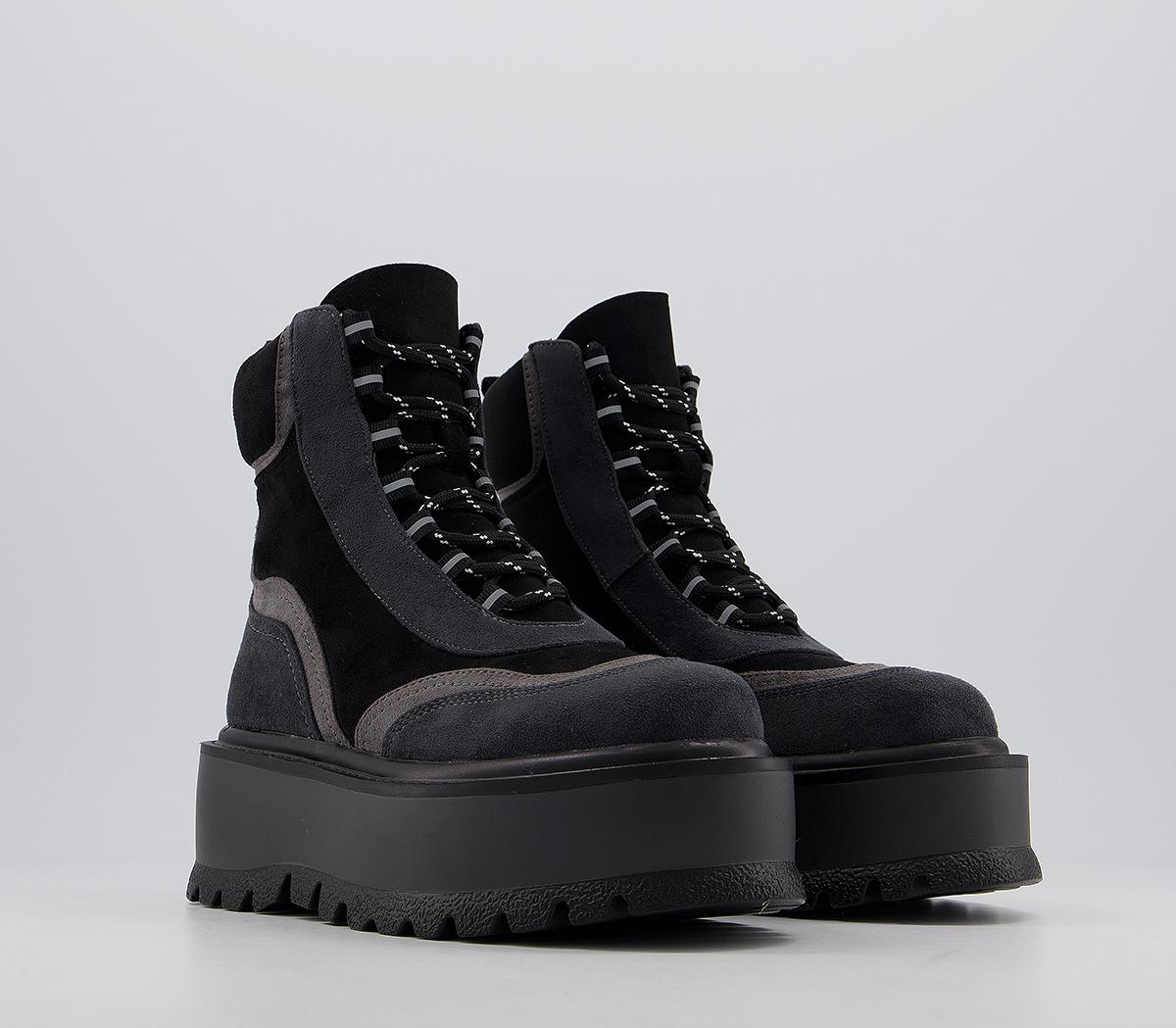 Koi Footwear Orpheus Hiker Boots Koi Footwear Orpheus Hiker Boots Black