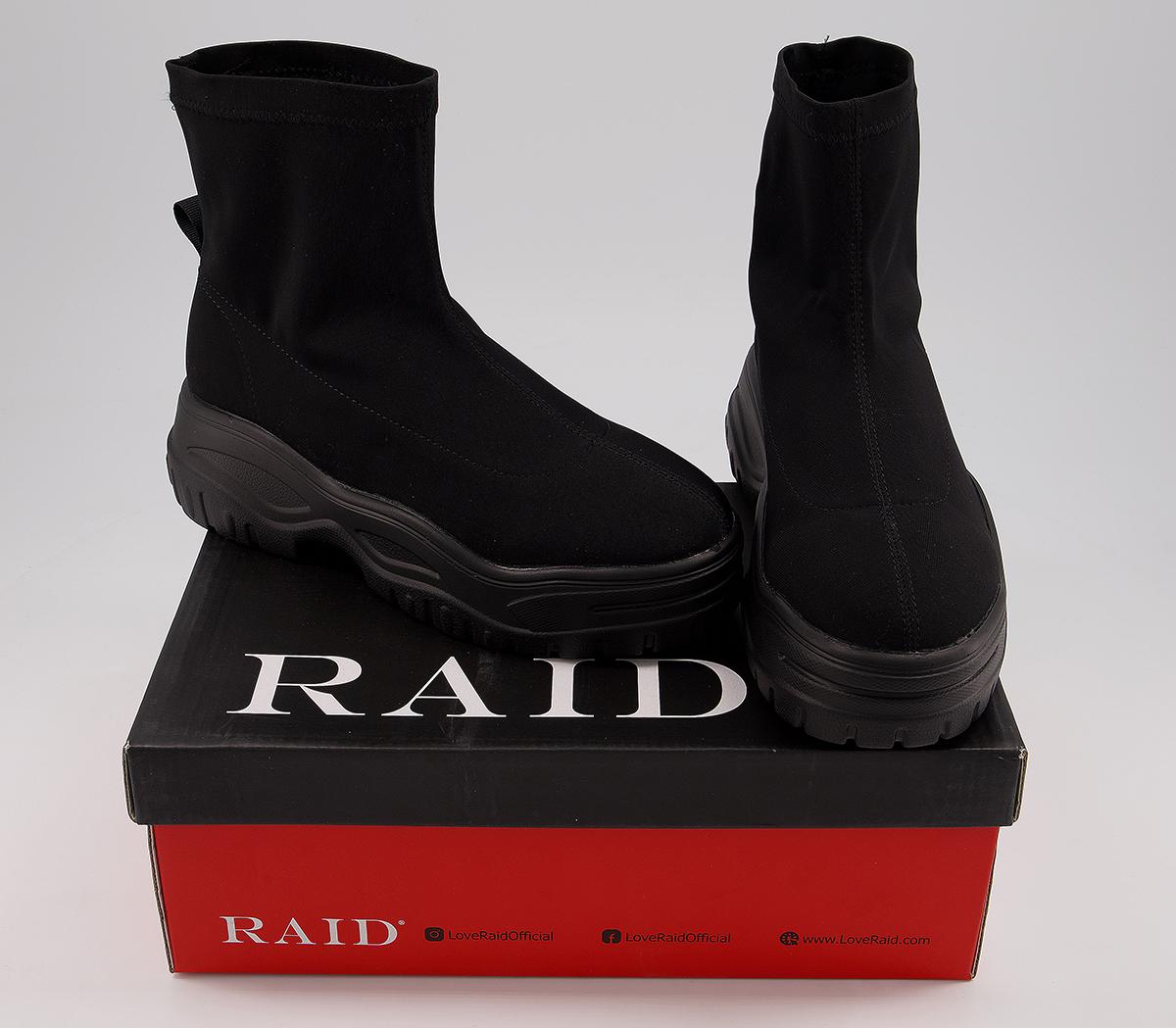 Raid Regina Chunky Boots Raid Regina Chunky Boots Black