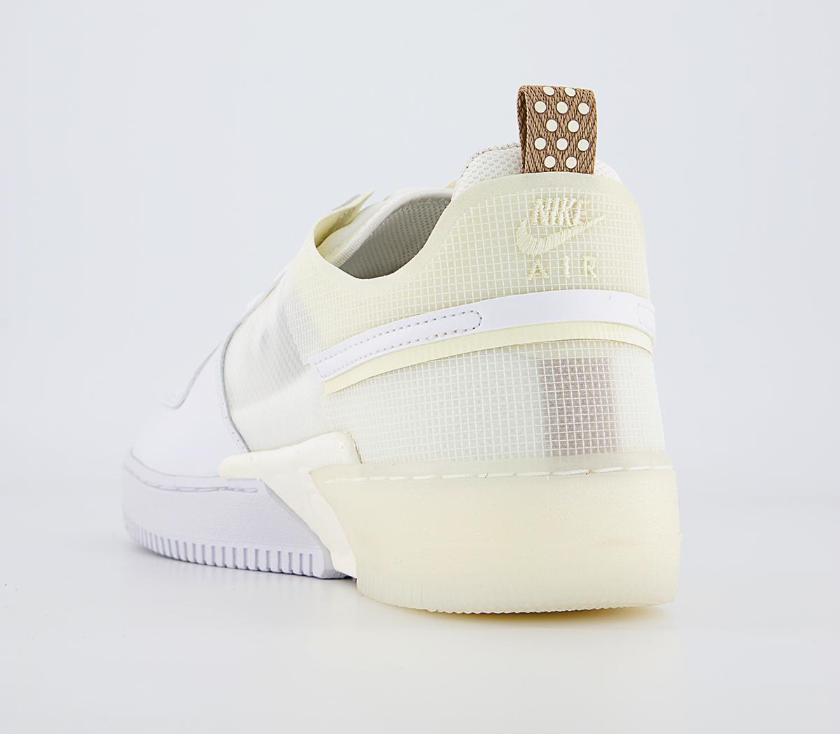 Nike Air Force 1 React Trainers Nike Air Force 1 React Trainers White Coconut Milk Iron Ore