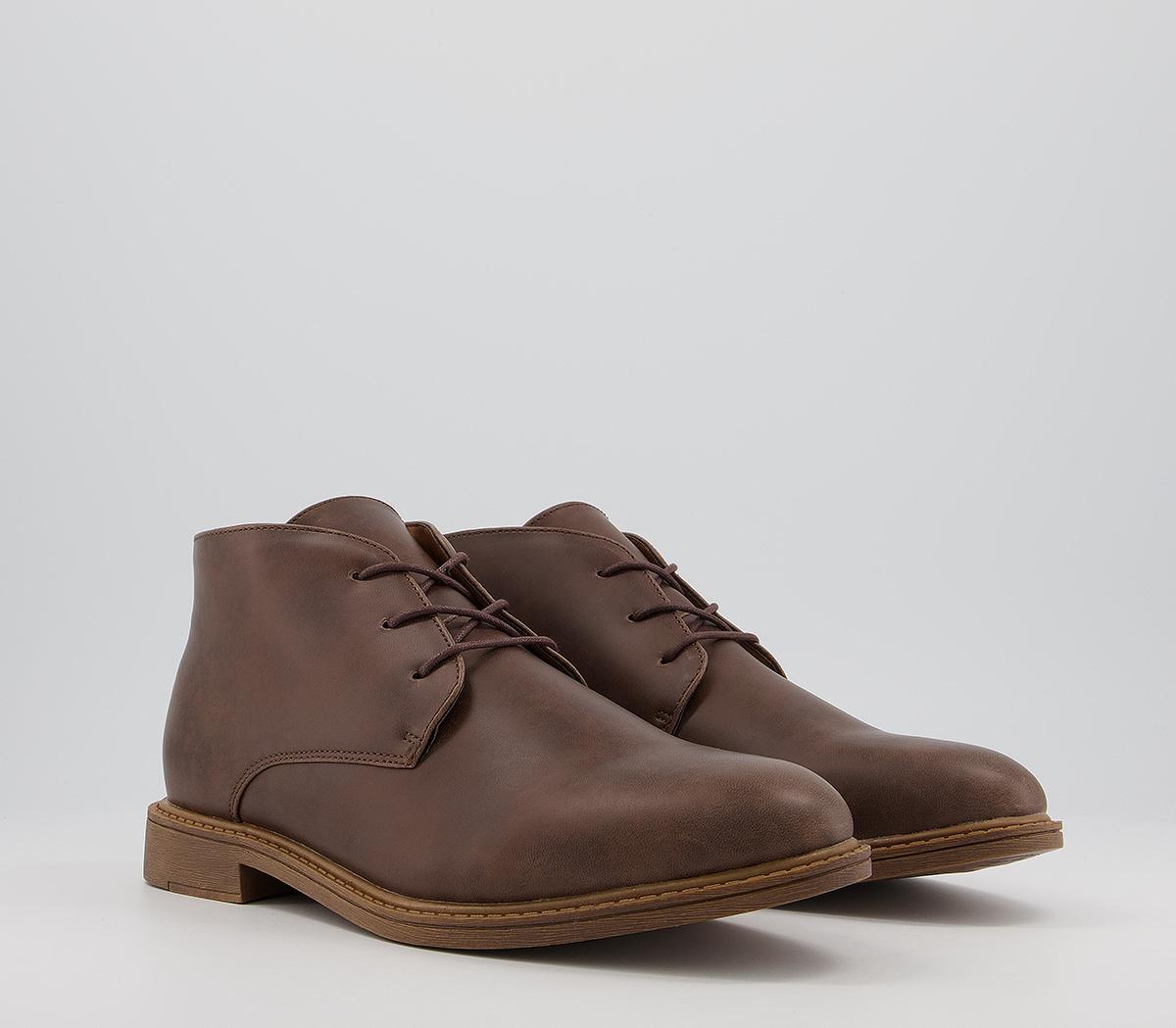 OFFICE Brockley Chukka Boots Brown - Men’s Boots