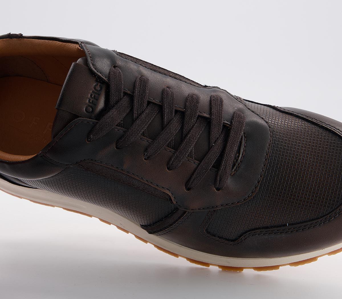 OFFICE Cameron Trainers Brown - Men's Casual Shoes