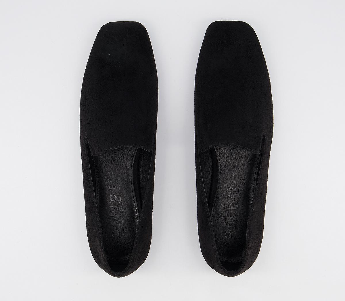 Office Fletcher Slipper Square Toe Shoes Office Fletcher Slipper Square Toe Shoes Black
