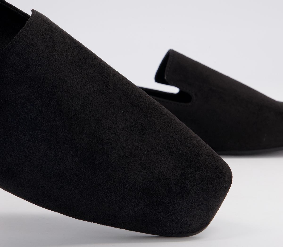 Office Fletcher Slipper Square Toe Shoes Office Fletcher Slipper Square Toe Shoes Black