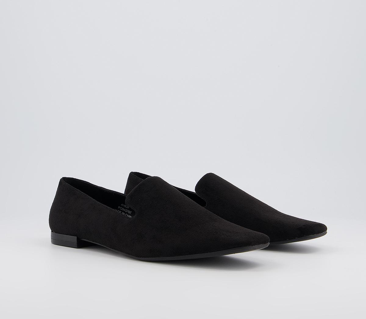 Office Fletcher Slipper Square Toe Shoes Office Fletcher Slipper Square Toe Shoes Black