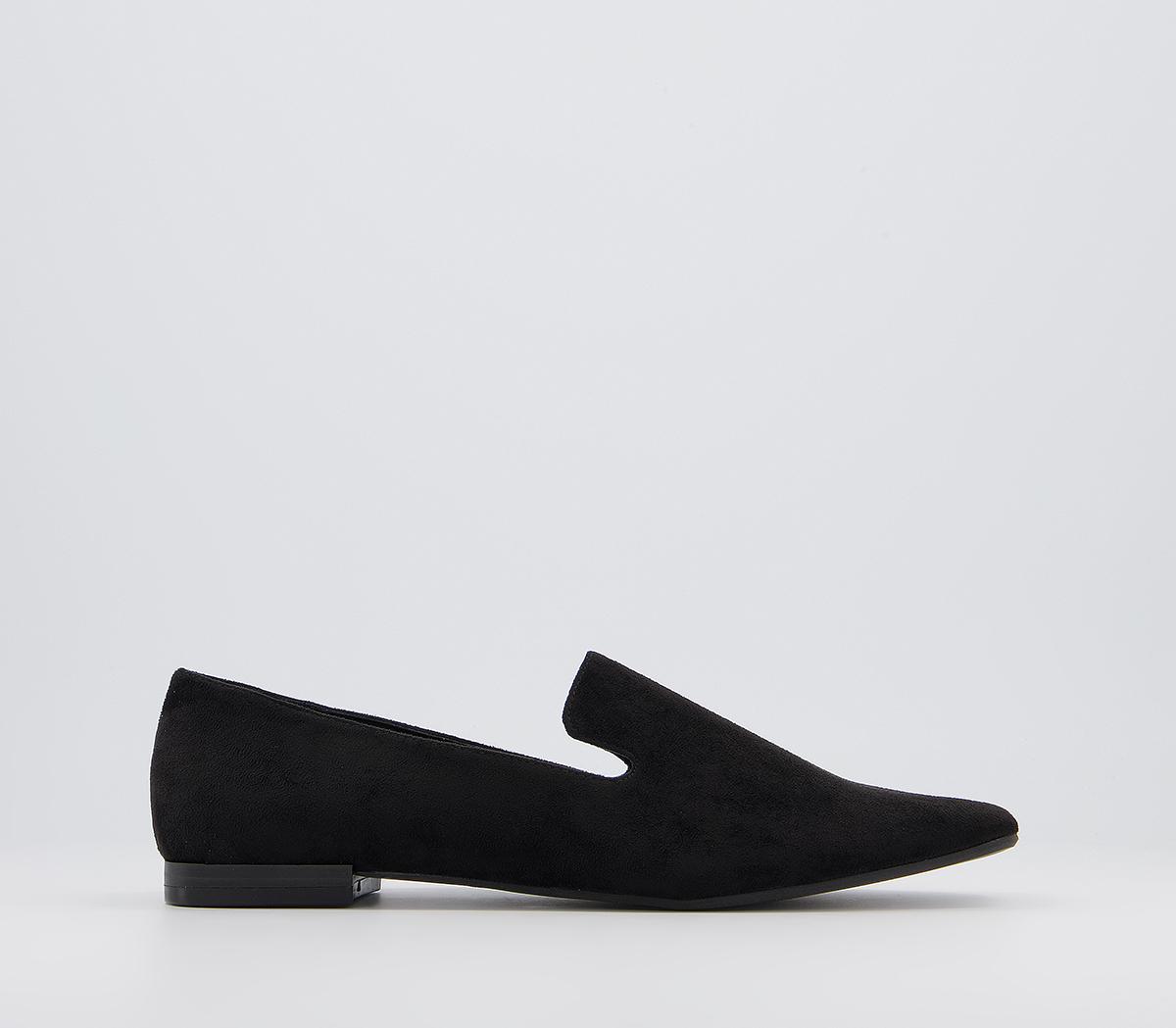 Office Fletcher Slipper Square Toe Shoes Office Fletcher Slipper Square Toe Shoes Black