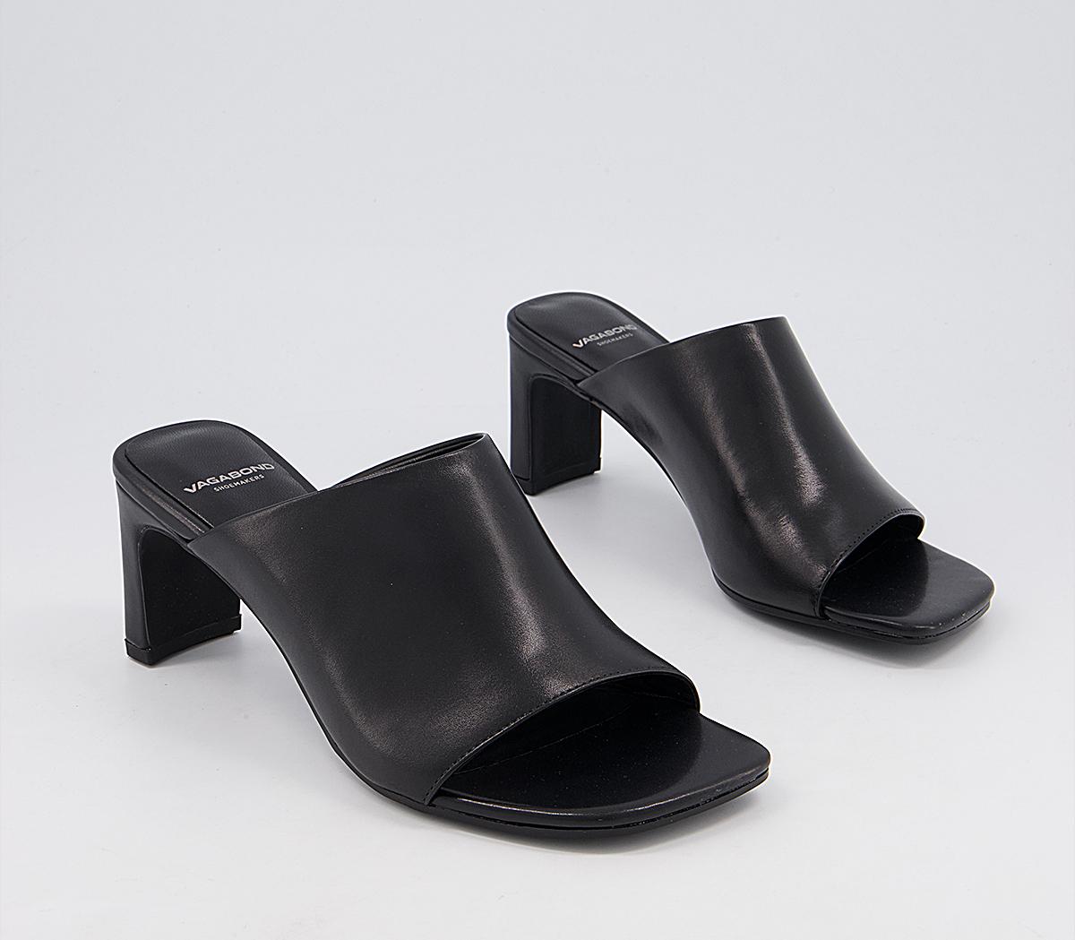 Vagabond Shoemakers Luisa Heeled Mules Vagabond Shoemakers Luisa Heeled Mules Black
