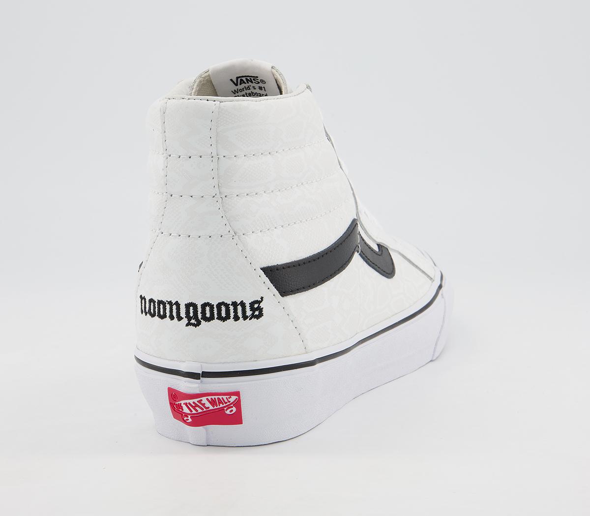 Vans Vault Sk8 Hi Re-issue Lx Trainers Vans Vault Sk8 Hi Re-issue Lx Trainers Noon Goons White Snake