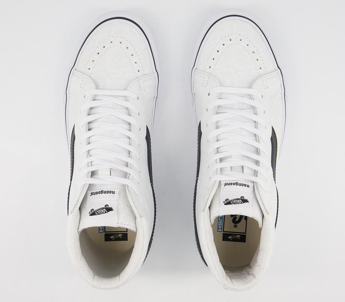 Vans Vault Sk8 Hi Re-issue Lx Trainers Vans Vault Sk8 Hi Re-issue Lx Trainers Noon Goons White Snake