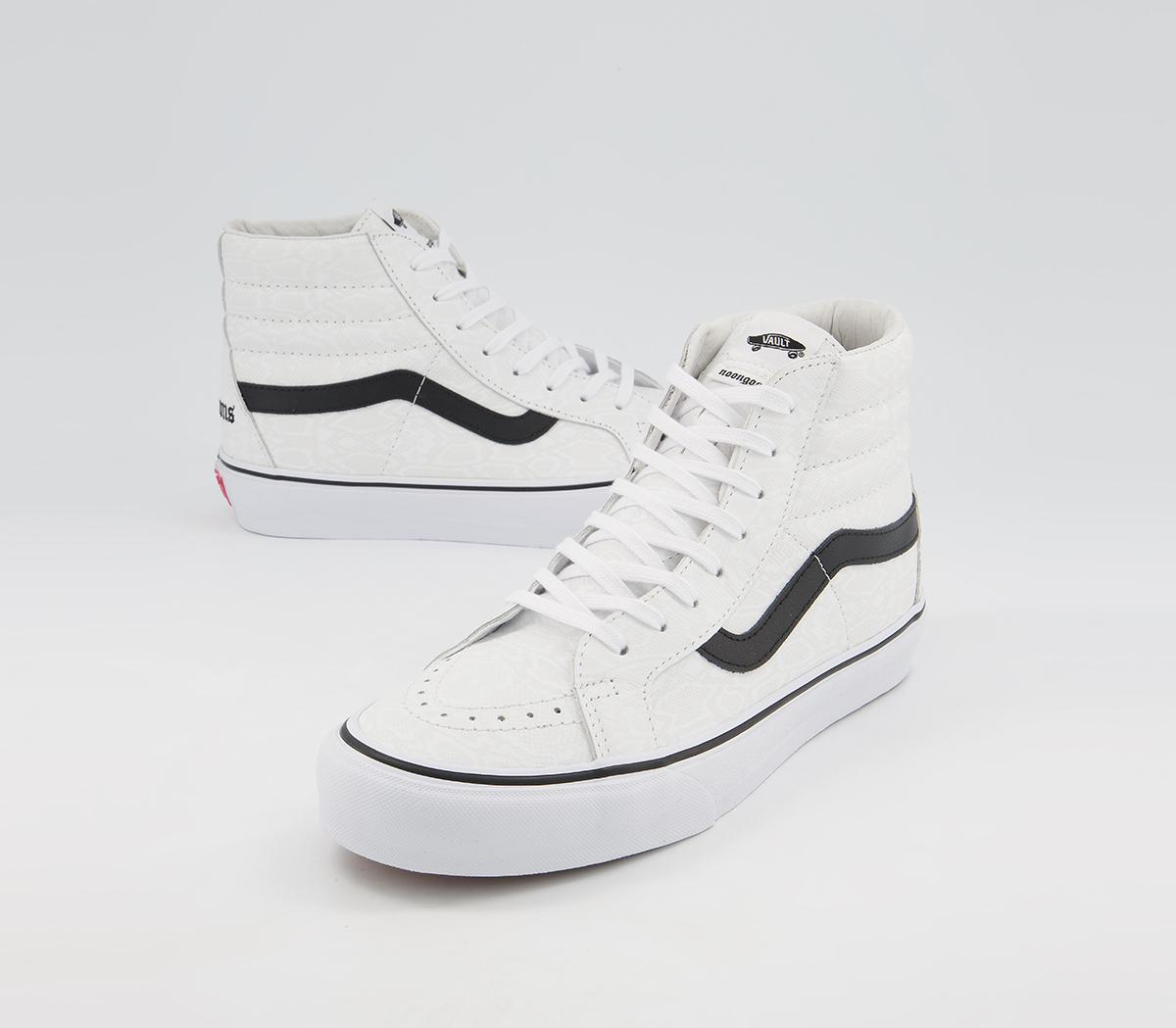 Vans Vault Sk8 Hi Re-issue Lx Trainers Vans Vault Sk8 Hi Re-issue Lx Trainers Noon Goons White Snake