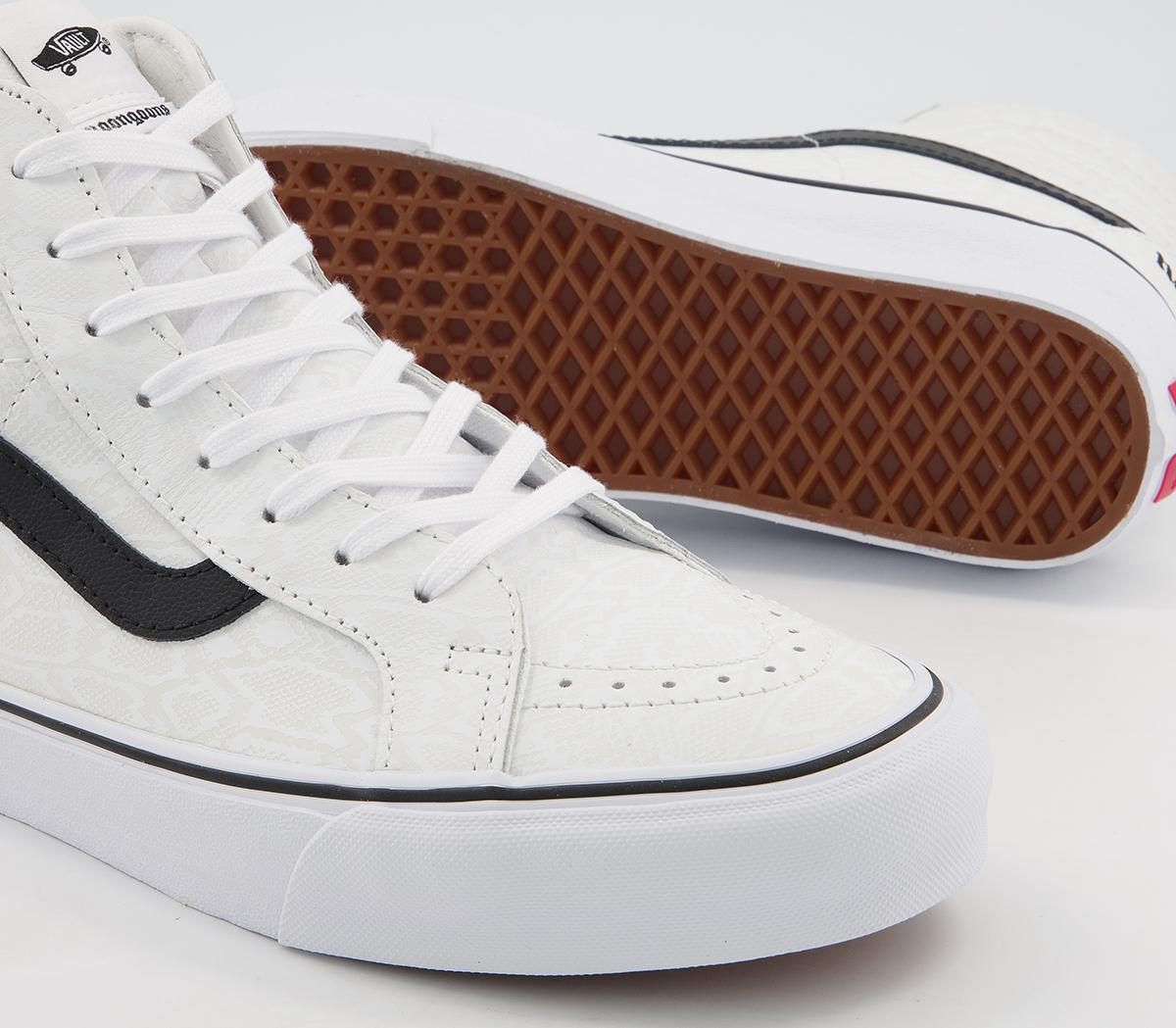 Vans Vault Sk8 Hi Re-issue Lx Trainers Vans Vault Sk8 Hi Re-issue Lx Trainers Noon Goons White Snake