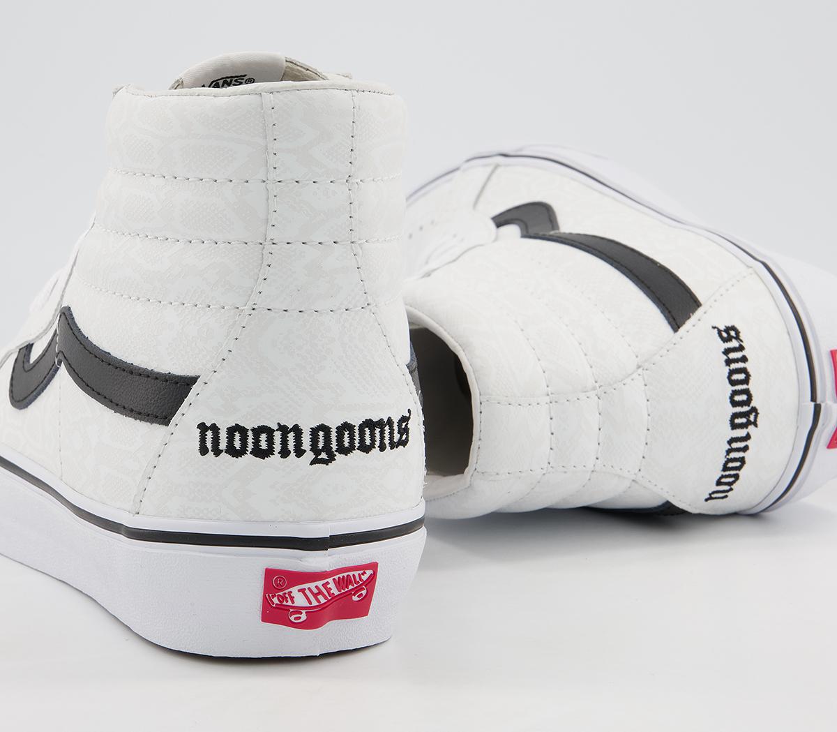 Vans Vault Sk8 Hi Re-issue Lx Trainers Vans Vault Sk8 Hi Re-issue Lx Trainers Noon Goons White Snake
