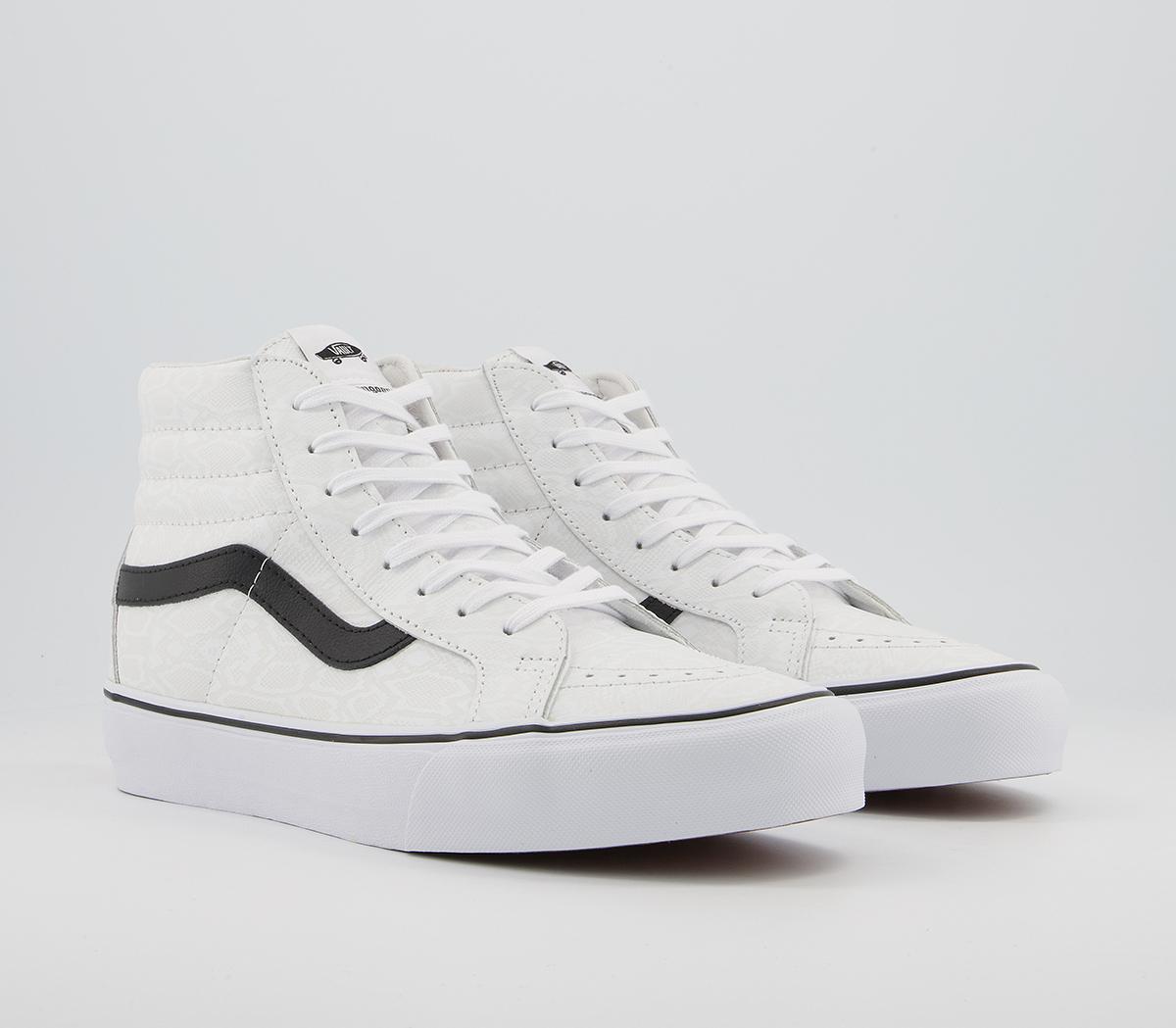 Vans Vault Sk8 Hi Re-issue Lx Trainers Vans Vault Sk8 Hi Re-issue Lx Trainers Noon Goons White Snake