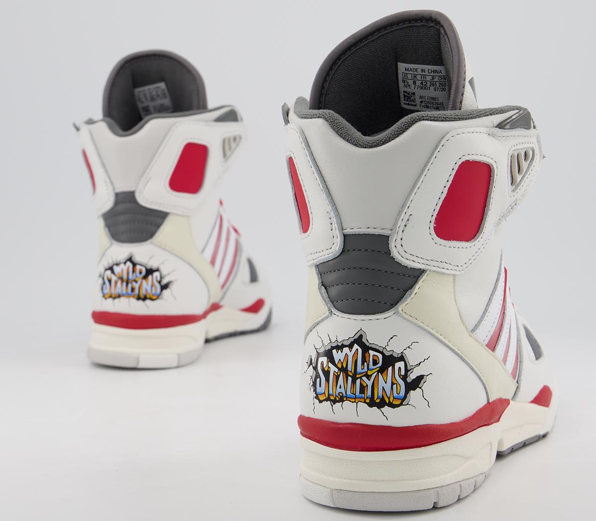 adidas Torsion Artillery Hi Kid Cudi Crystal White Scarlet Off