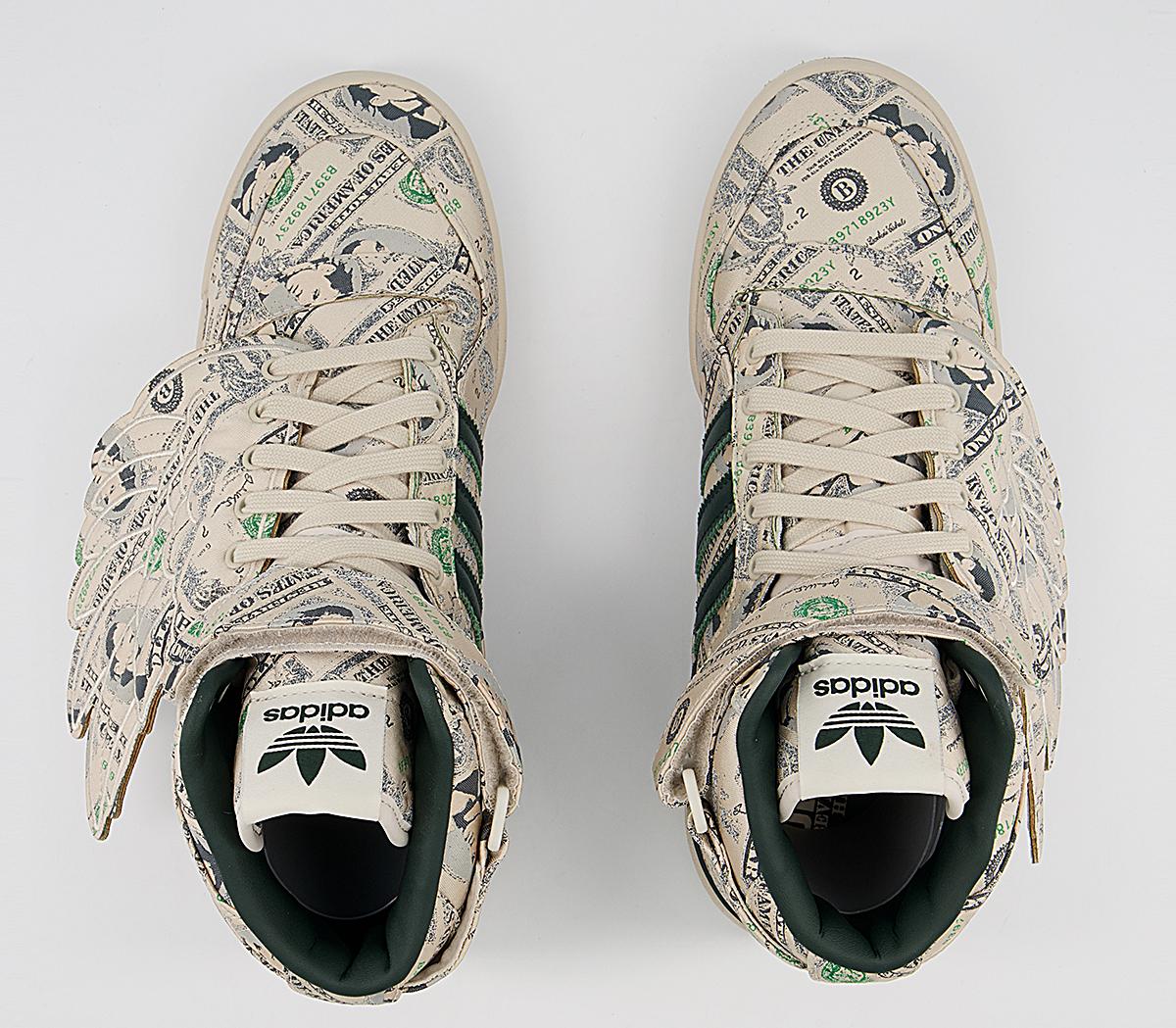 adidas Jeremy Scott Forum Wings 1.0 Trainers adidas Jeremy Scott Forum Wings 1.0 Trainers Js Money Cream White