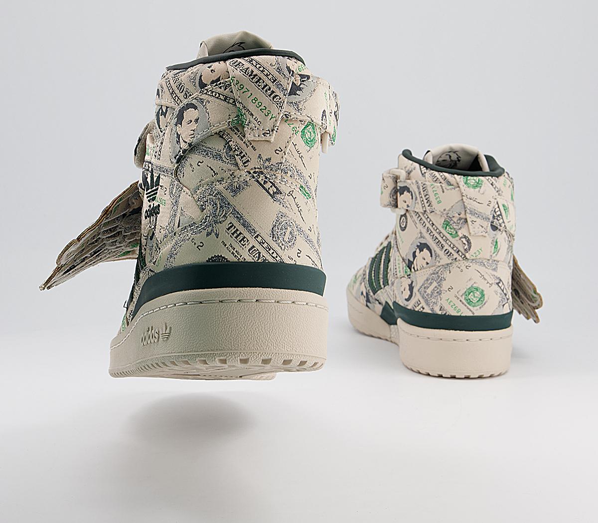 adidas Jeremy Scott Forum Wings 1.0 Trainers adidas Jeremy Scott Forum Wings 1.0 Trainers Js Money Cream White