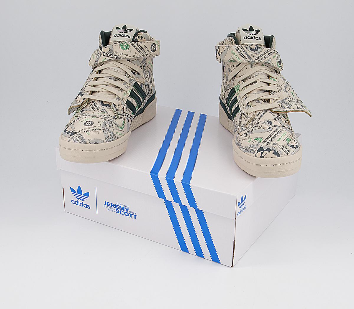 adidas Jeremy Scott Forum Wings 1.0 Trainers adidas Jeremy Scott Forum Wings 1.0 Trainers Js Money Cream White