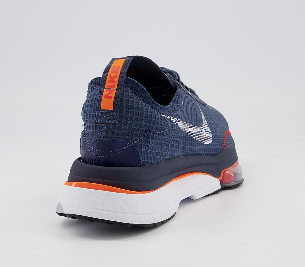 nike zoom type trainer thunder blue white total orange