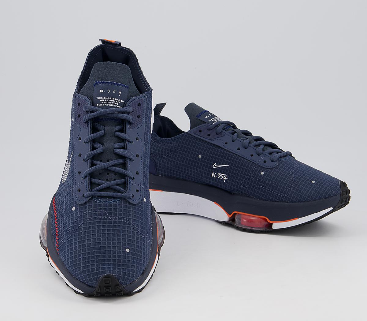 nike zoom type trainer thunder blue white total orange