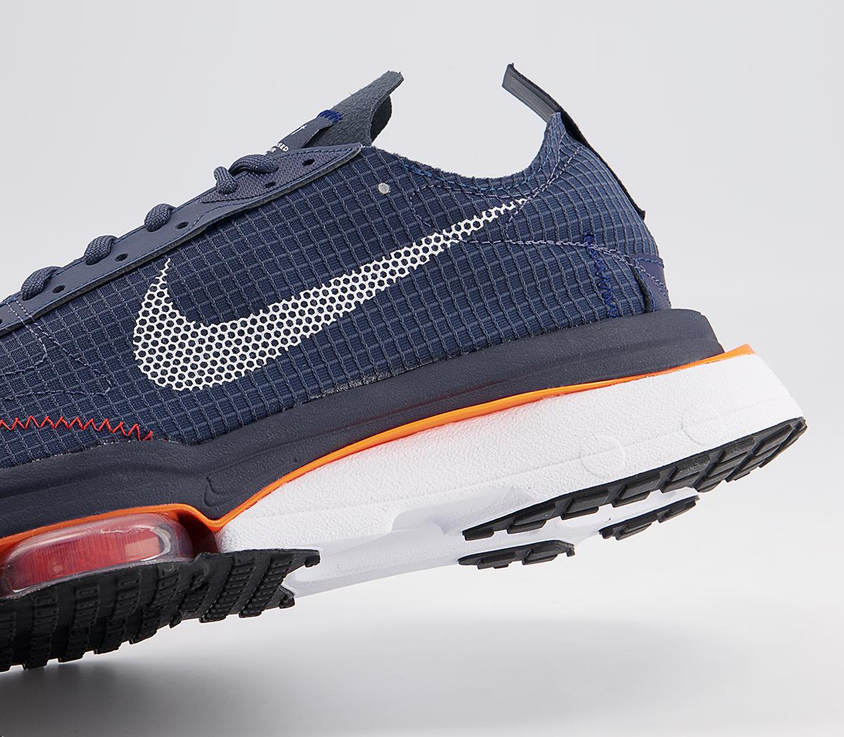 nike zoom type trainer thunder blue white total orange