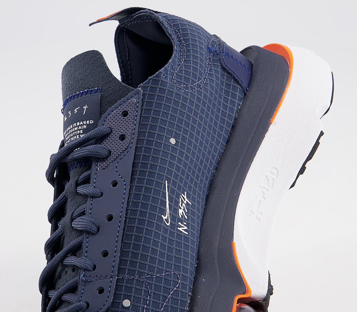 nike zoom type trainer thunder blue white total orange