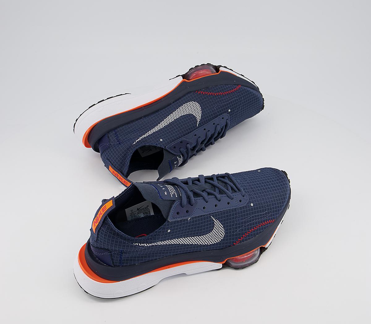 nike zoom type trainer thunder blue white total orange