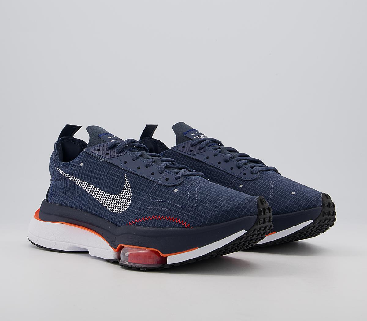 nike zoom type trainer thunder blue white total orange