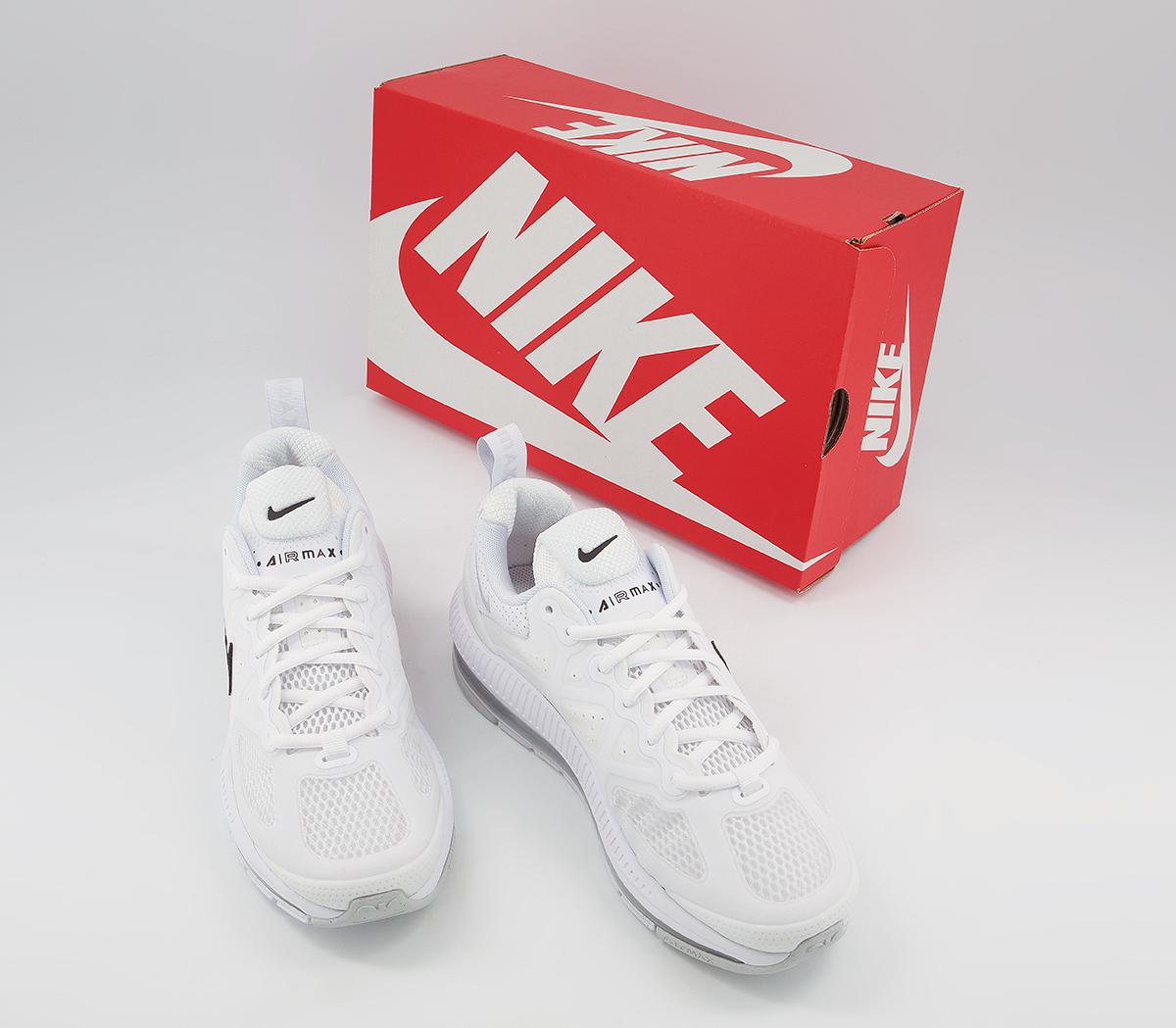 NikeAir Max Genome TrainersWhite Black Pure Platinum
