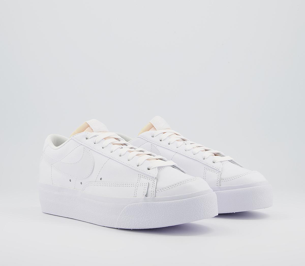 Nike Blazer Low Platform Trainers Nike Blazer Low Platform Trainers White White Black