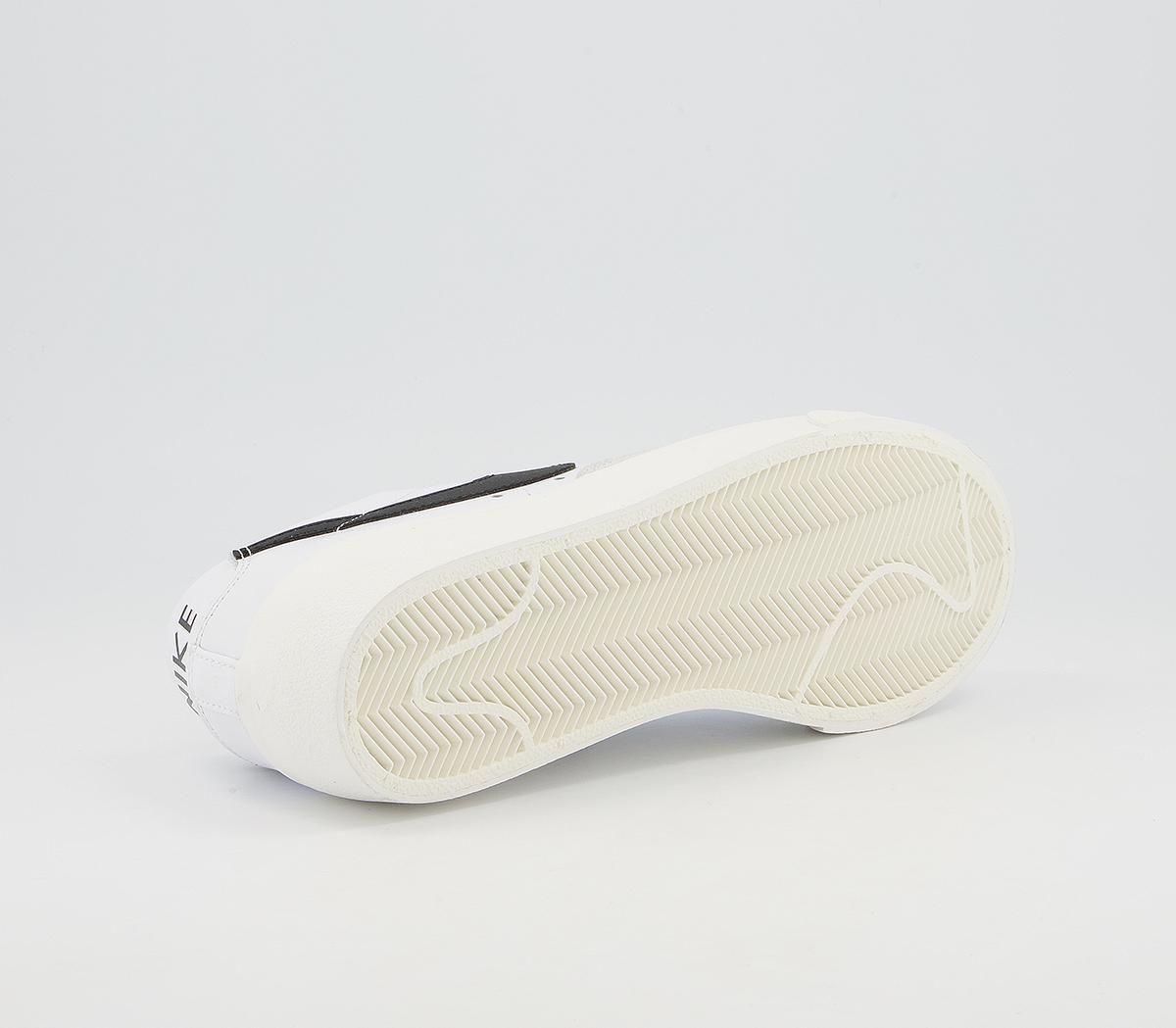 Nike Blazer Low Platform Trainers Nike Blazer Low Platform Trainers White Black Sail Team Orange