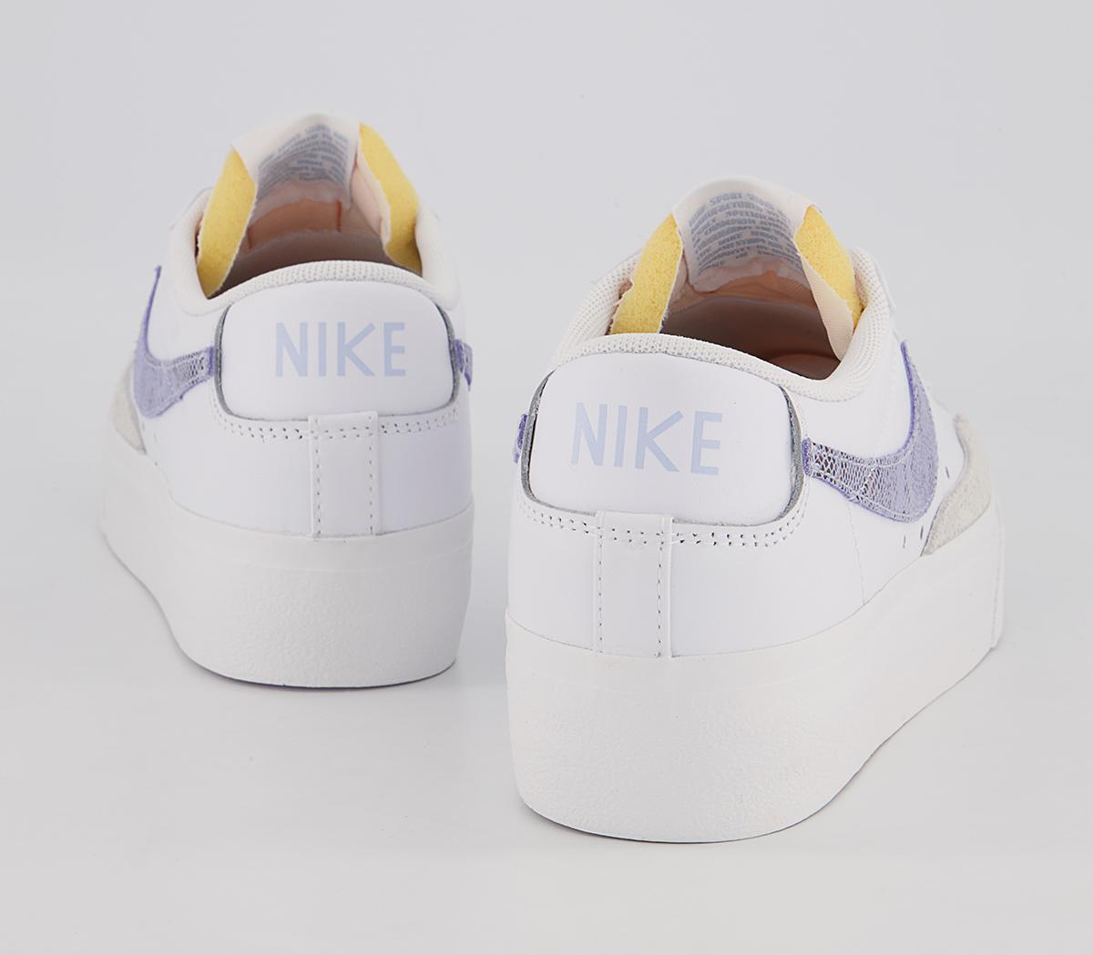 Nike Blazer Low Platform Trainers Nike Blazer Low Platform Trainers White Light Marine Summit White
