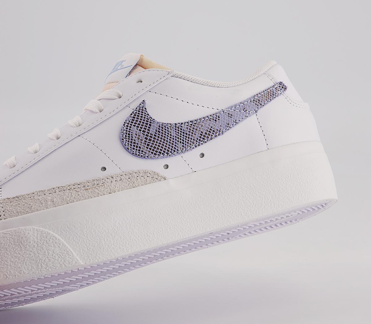 Nike Blazer Low Platform Trainers Nike Blazer Low Platform Trainers White Light Marine Summit White