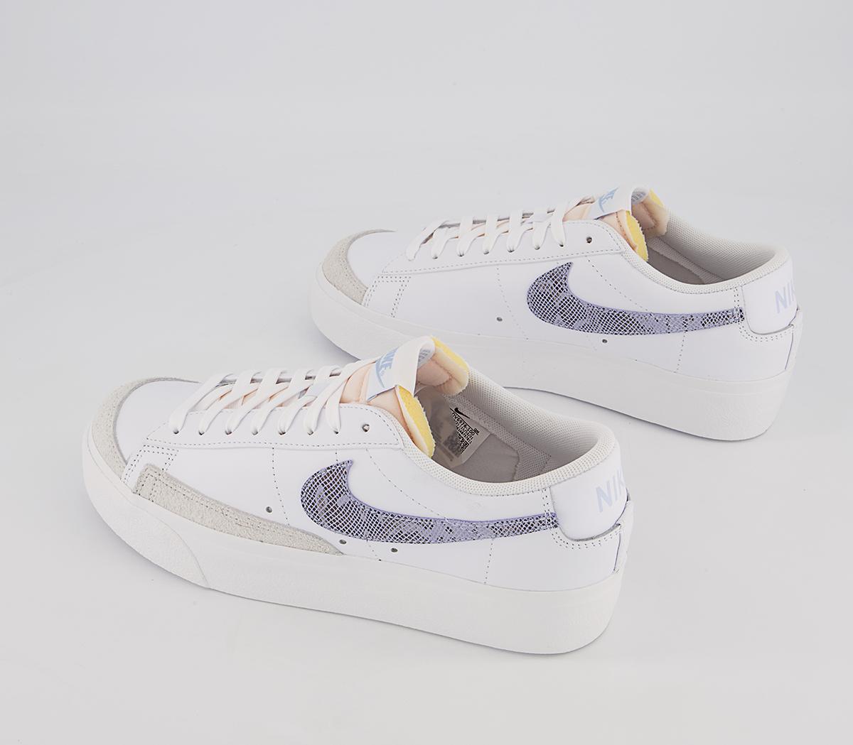 Nike Blazer Low Platform Trainers Nike Blazer Low Platform Trainers White Light Marine Summit White