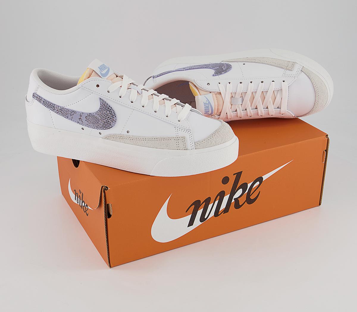 Nike Blazer Low Platform Trainers Nike Blazer Low Platform Trainers White Light Marine Summit White