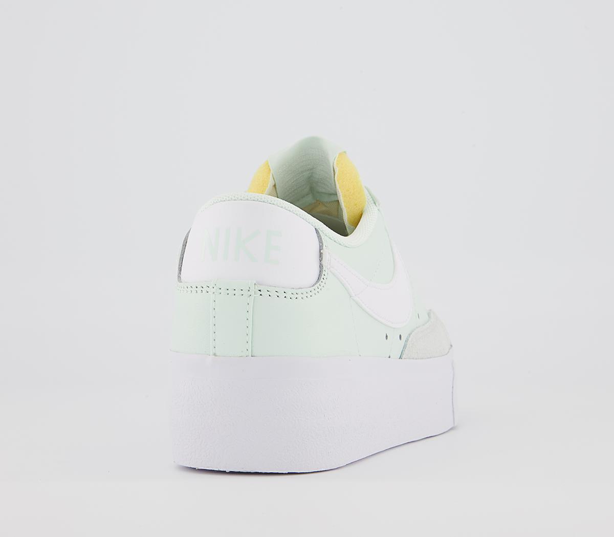 Nike Blazer Low Platform Trainers Nike Blazer Low Platform Trainers Barely Green White Barely Green