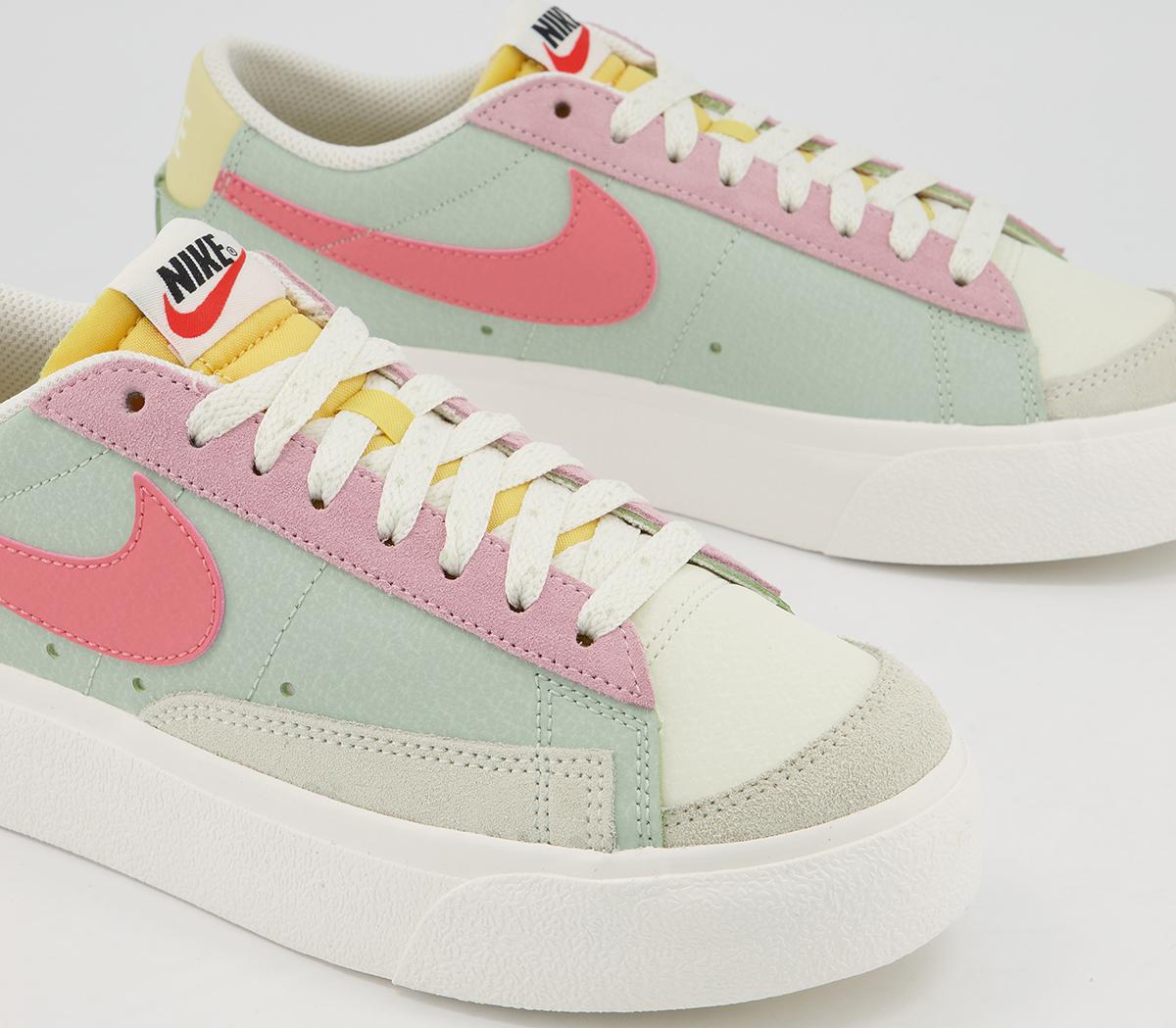 nike blazer platform seafoam