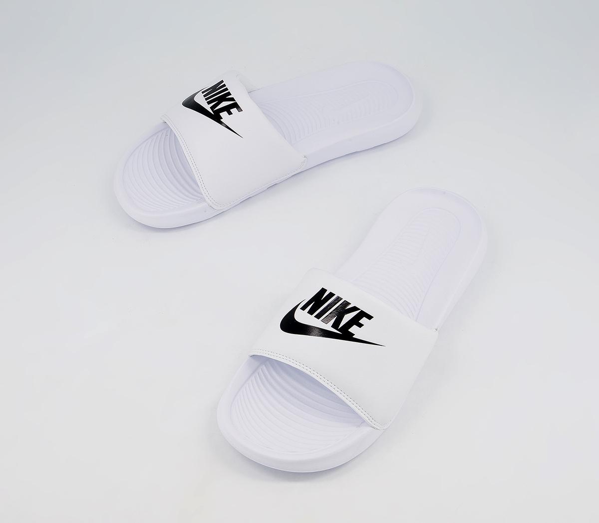 NikeVictori One SlidesWhite Black F