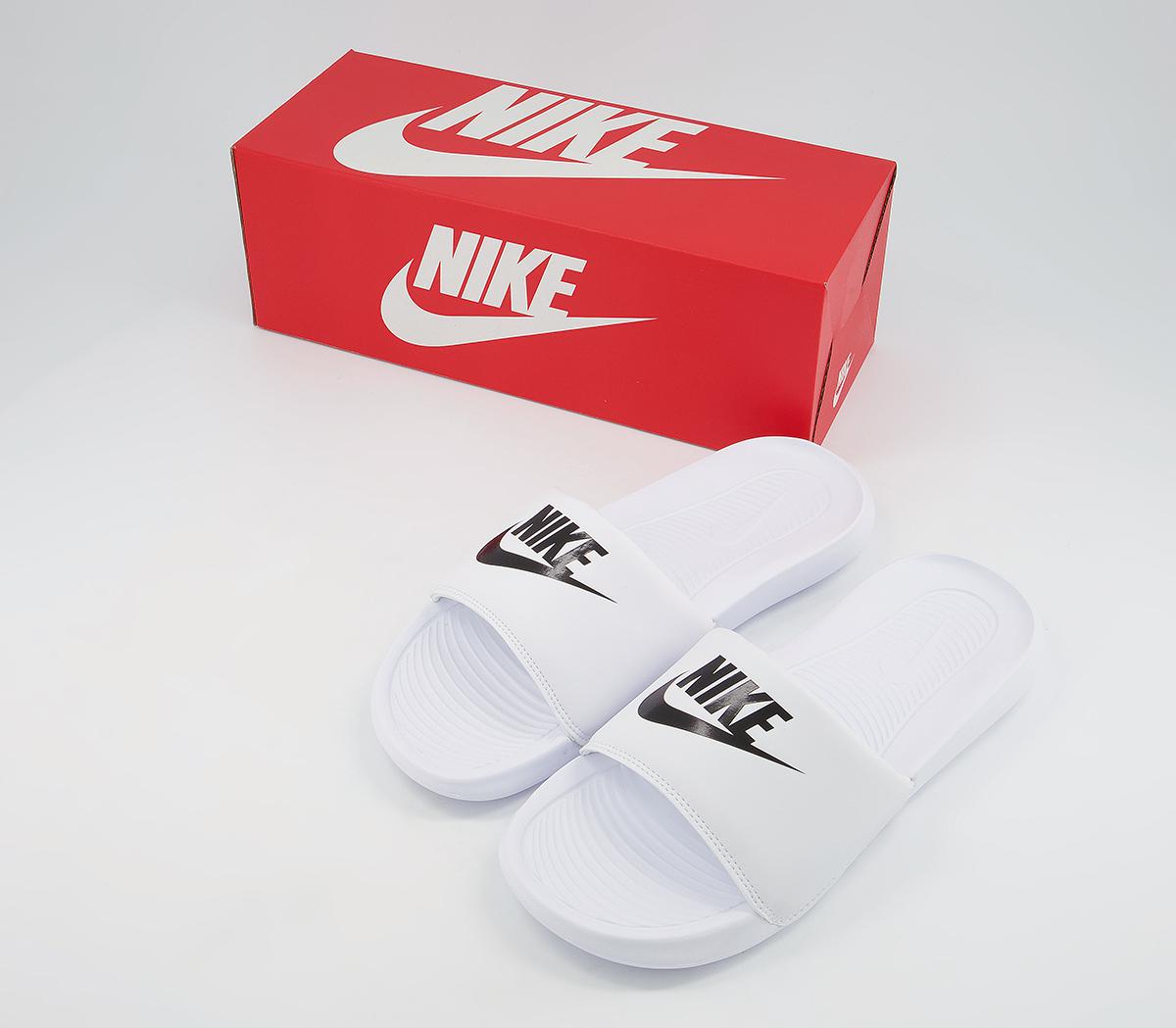 NikeVictori One SlidesWhite Black F
