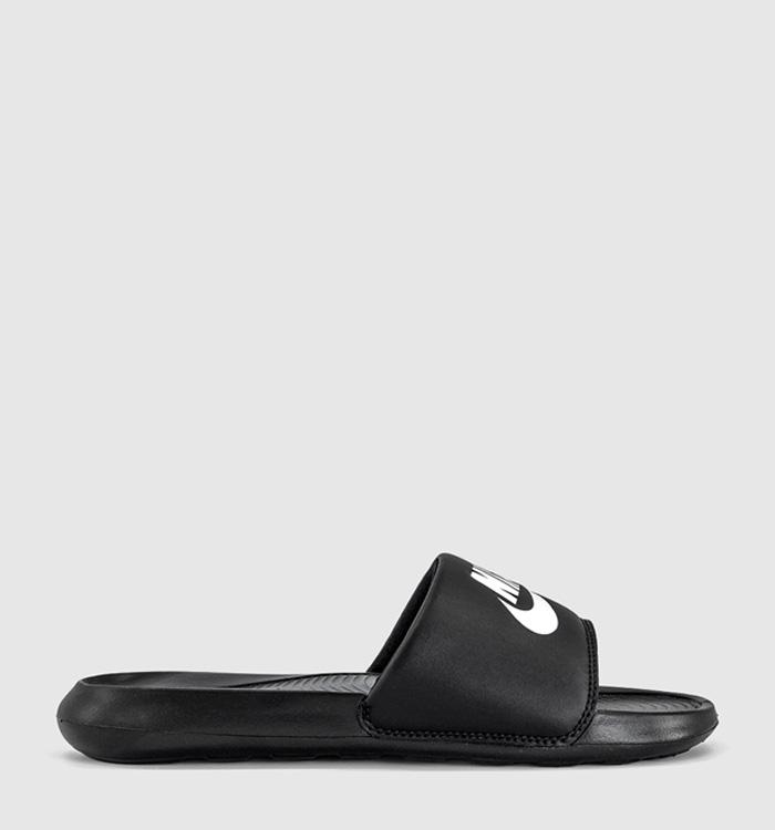Nike Victori One Sliders Black White