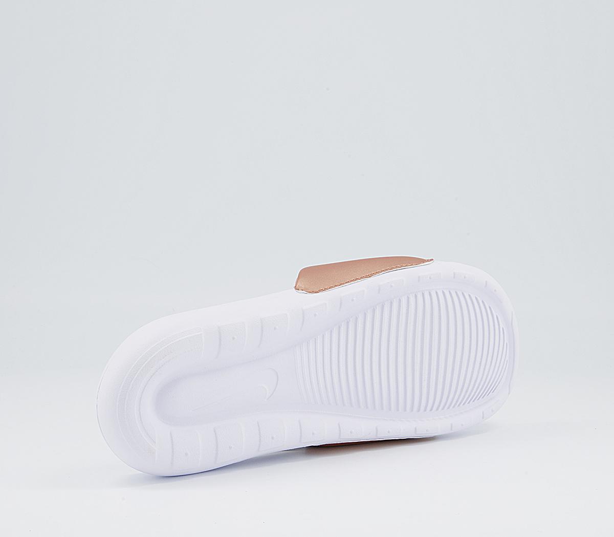 Nike Victori One Slides Nike Victori One Slides Metallic Red Bronze White White